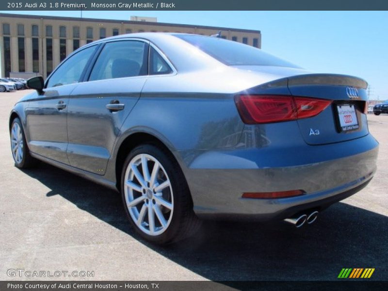 Monsoon Gray Metallic / Black 2015 Audi A3 1.8 Premium