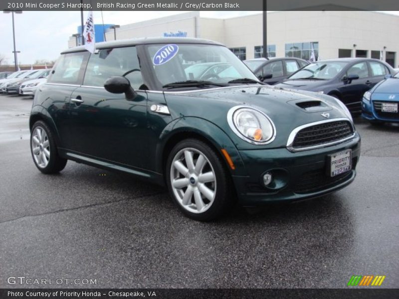 British Racing Green Metallic / Grey/Carbon Black 2010 Mini Cooper S Hardtop