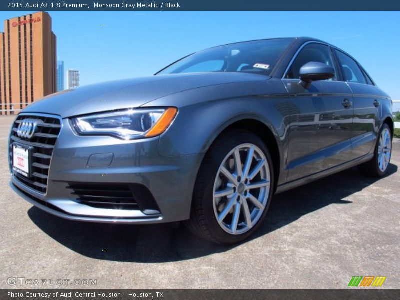 Monsoon Gray Metallic / Black 2015 Audi A3 1.8 Premium