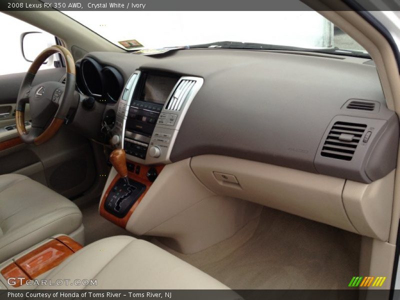 Crystal White / Ivory 2008 Lexus RX 350 AWD