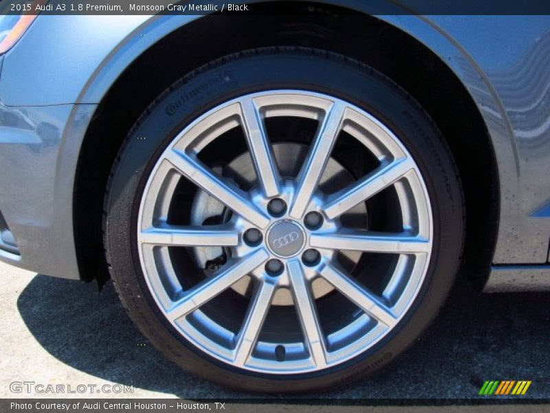 Monsoon Gray Metallic / Black 2015 Audi A3 1.8 Premium