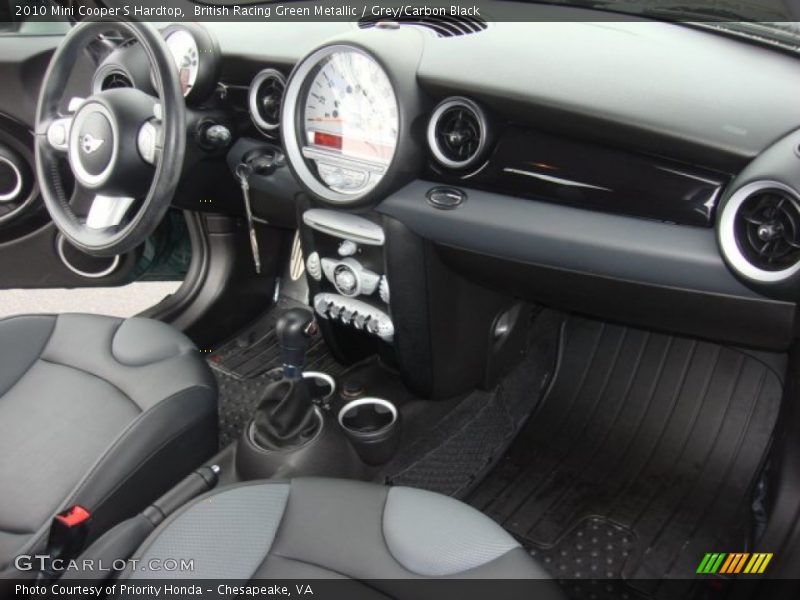 British Racing Green Metallic / Grey/Carbon Black 2010 Mini Cooper S Hardtop