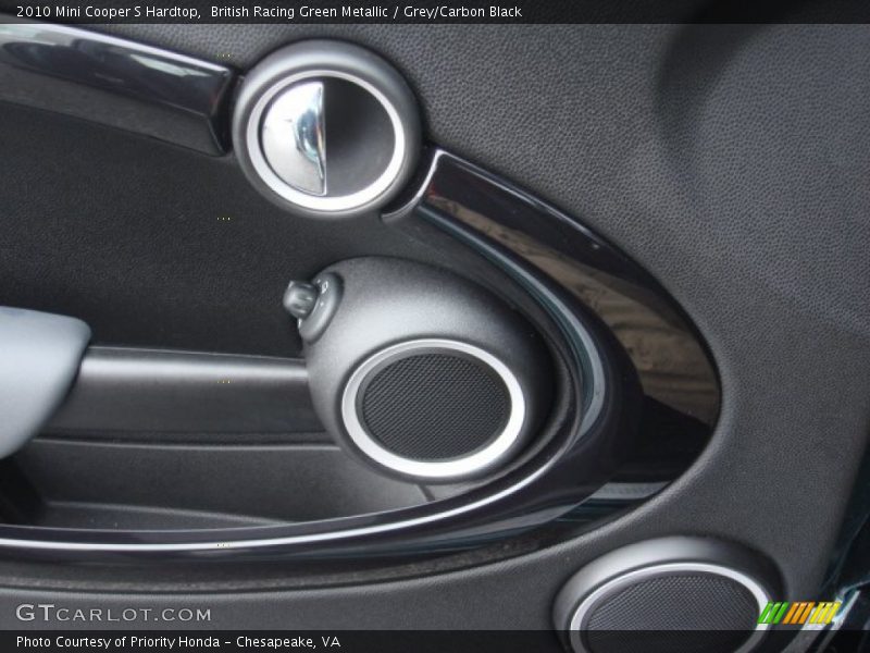 British Racing Green Metallic / Grey/Carbon Black 2010 Mini Cooper S Hardtop