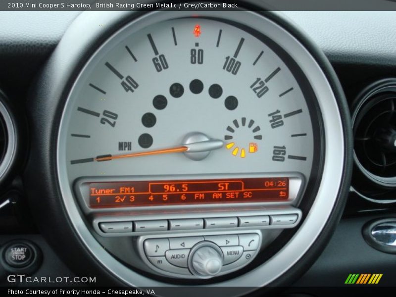 British Racing Green Metallic / Grey/Carbon Black 2010 Mini Cooper S Hardtop
