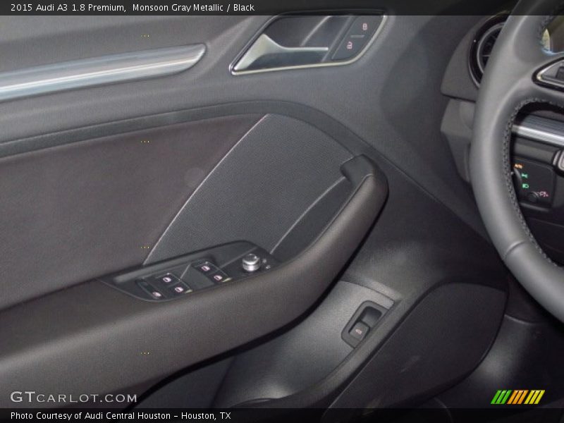 Monsoon Gray Metallic / Black 2015 Audi A3 1.8 Premium