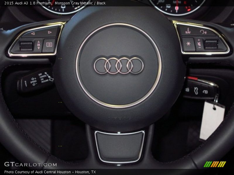 Monsoon Gray Metallic / Black 2015 Audi A3 1.8 Premium