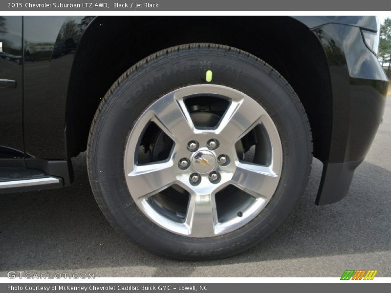 Black / Jet Black 2015 Chevrolet Suburban LTZ 4WD