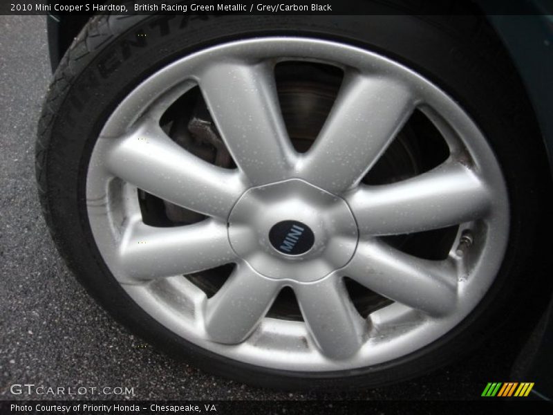 British Racing Green Metallic / Grey/Carbon Black 2010 Mini Cooper S Hardtop
