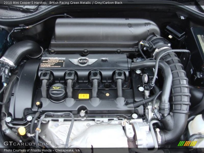 British Racing Green Metallic / Grey/Carbon Black 2010 Mini Cooper S Hardtop