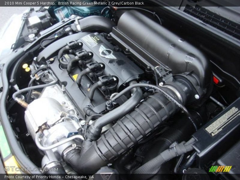 British Racing Green Metallic / Grey/Carbon Black 2010 Mini Cooper S Hardtop