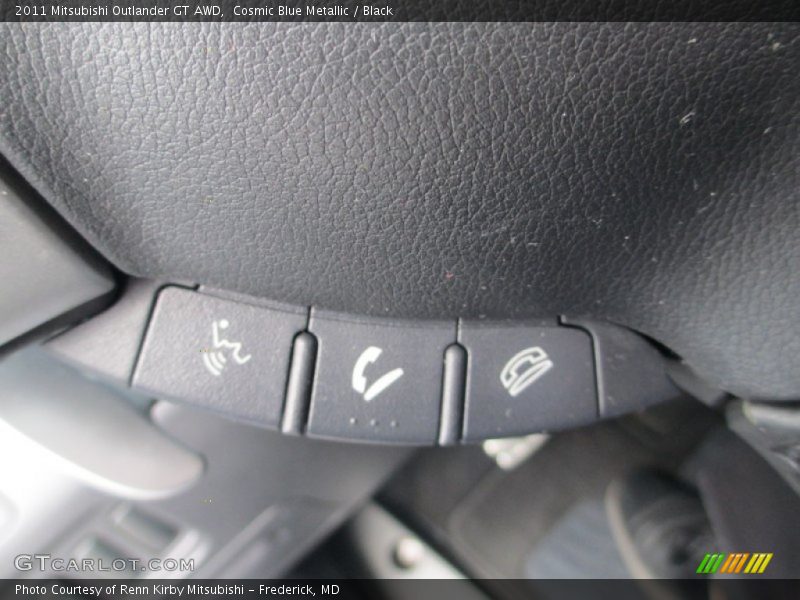Cosmic Blue Metallic / Black 2011 Mitsubishi Outlander GT AWD