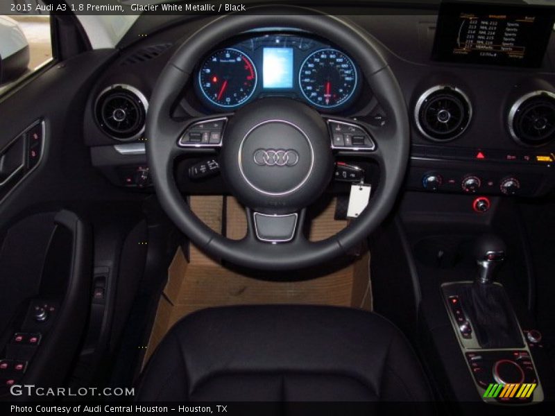 Glacier White Metallic / Black 2015 Audi A3 1.8 Premium