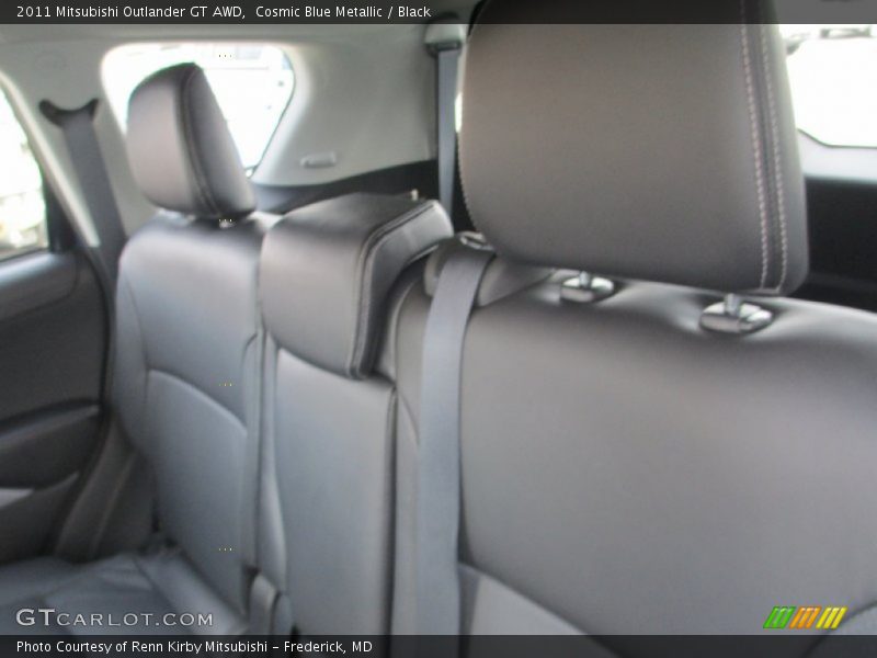 Cosmic Blue Metallic / Black 2011 Mitsubishi Outlander GT AWD