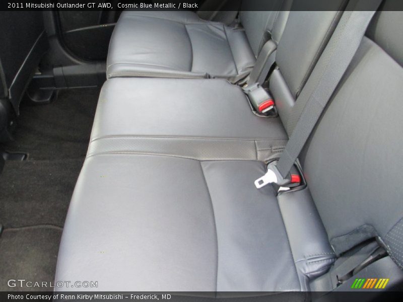 Cosmic Blue Metallic / Black 2011 Mitsubishi Outlander GT AWD