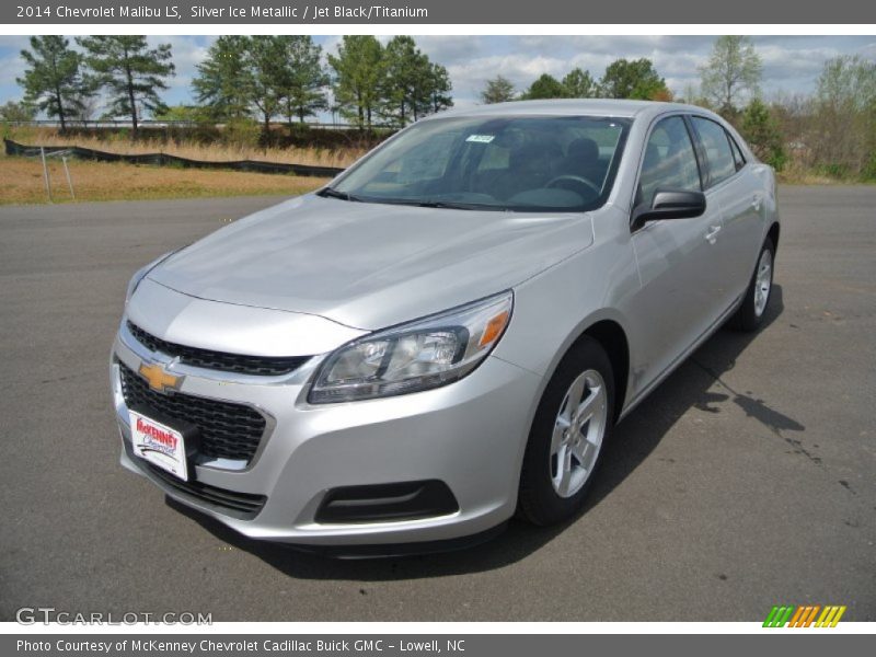Silver Ice Metallic / Jet Black/Titanium 2014 Chevrolet Malibu LS
