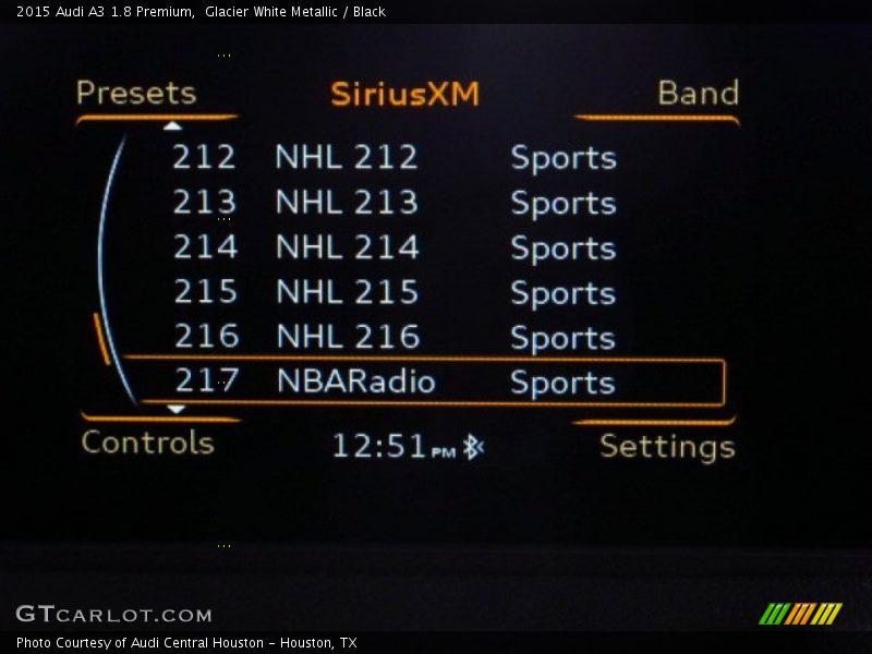 Glacier White Metallic / Black 2015 Audi A3 1.8 Premium