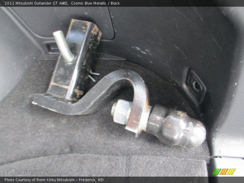 Cosmic Blue Metallic / Black 2011 Mitsubishi Outlander GT AWD