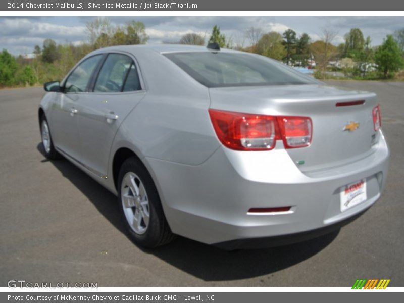 Silver Ice Metallic / Jet Black/Titanium 2014 Chevrolet Malibu LS