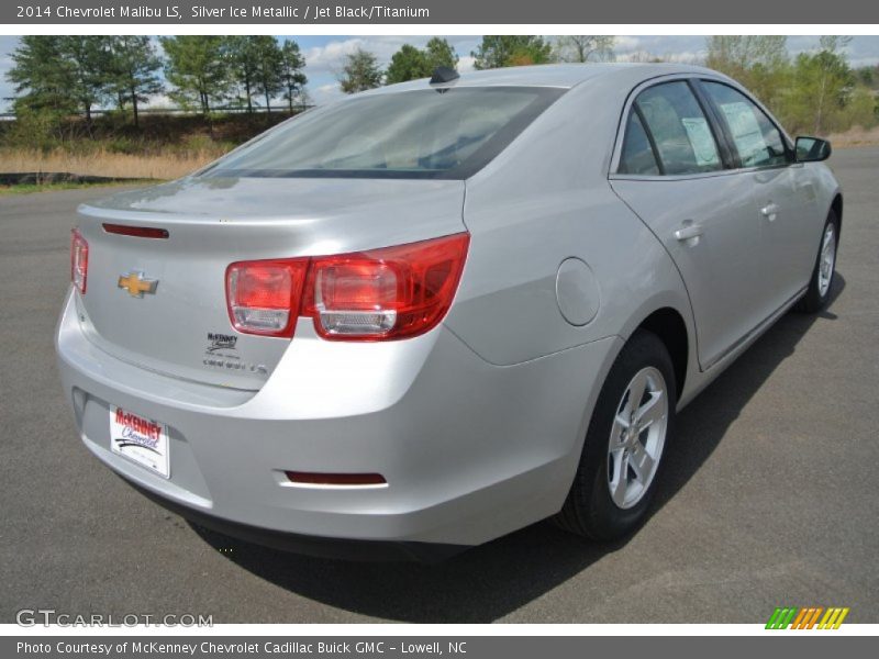 Silver Ice Metallic / Jet Black/Titanium 2014 Chevrolet Malibu LS