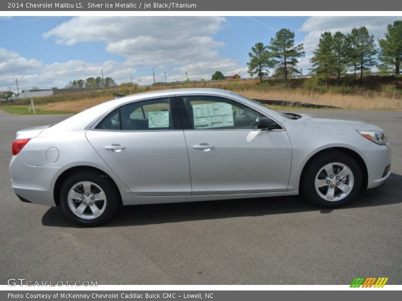 Silver Ice Metallic / Jet Black/Titanium 2014 Chevrolet Malibu LS