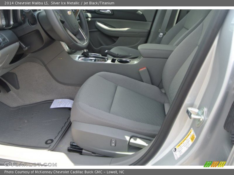 Silver Ice Metallic / Jet Black/Titanium 2014 Chevrolet Malibu LS