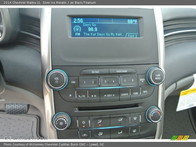 Silver Ice Metallic / Jet Black/Titanium 2014 Chevrolet Malibu LS