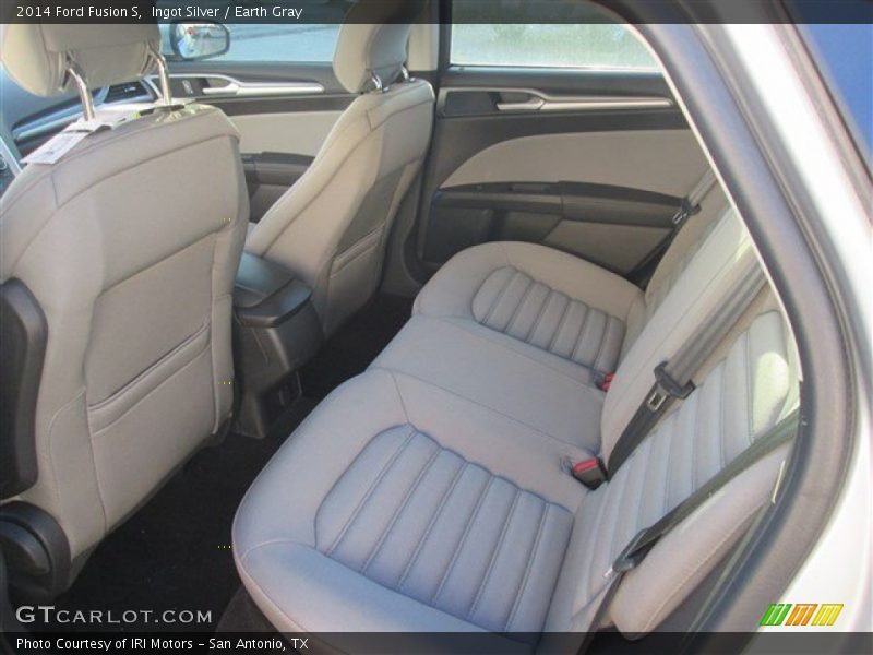 Ingot Silver / Earth Gray 2014 Ford Fusion S