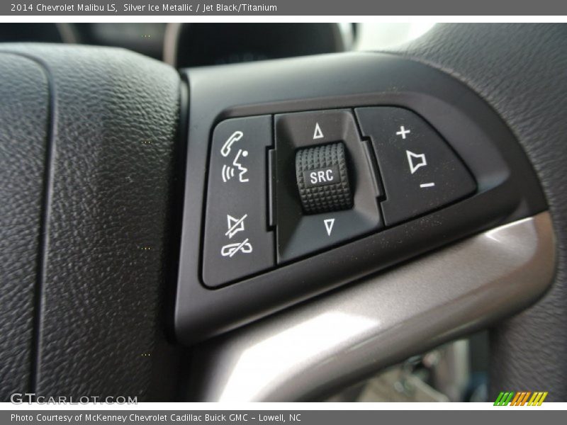 Silver Ice Metallic / Jet Black/Titanium 2014 Chevrolet Malibu LS