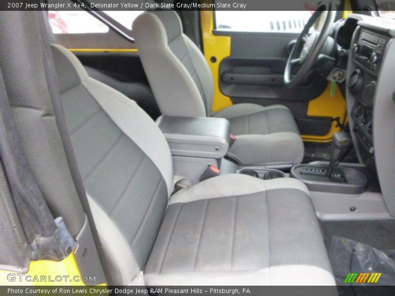 Detonator Yellow / Dark Slate Gray/Medium Slate Gray 2007 Jeep Wrangler X 4x4