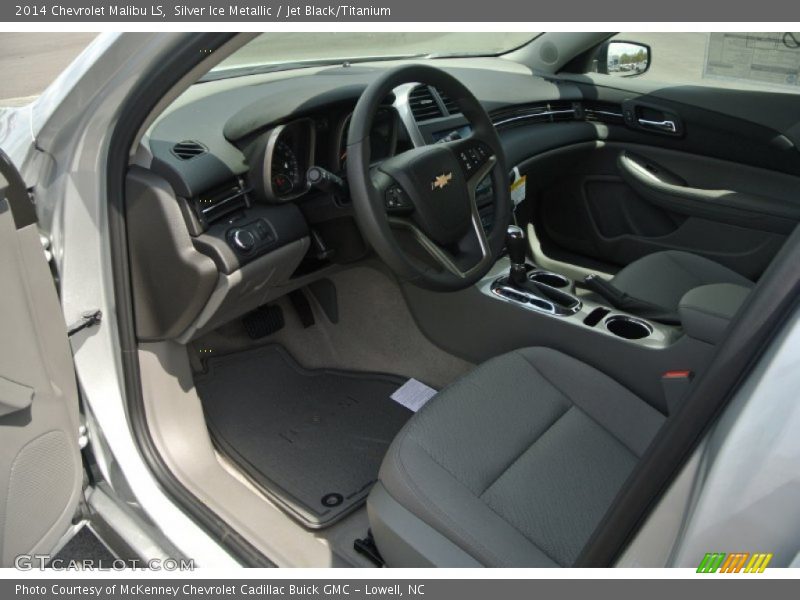 Silver Ice Metallic / Jet Black/Titanium 2014 Chevrolet Malibu LS