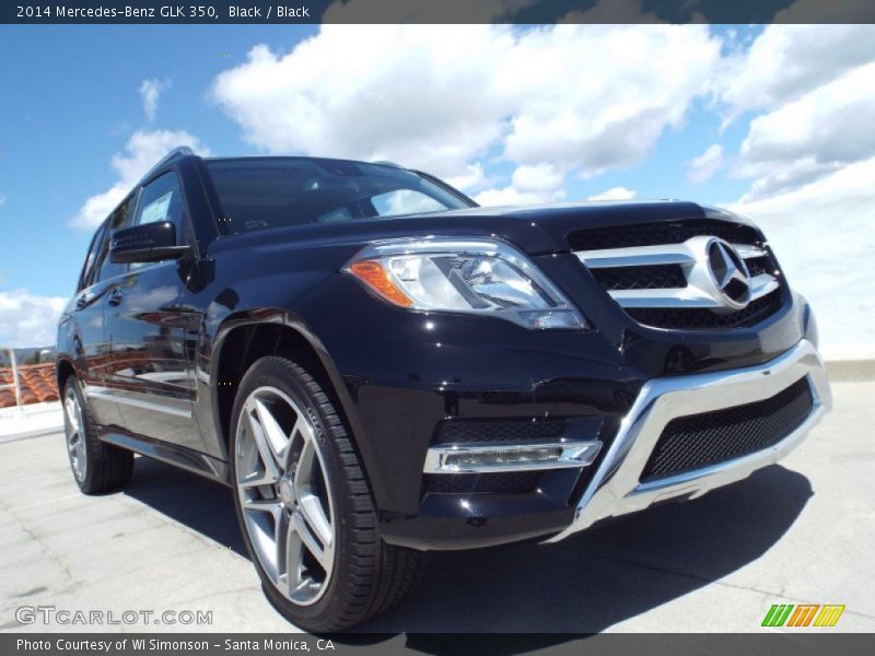 Black / Black 2014 Mercedes-Benz GLK 350