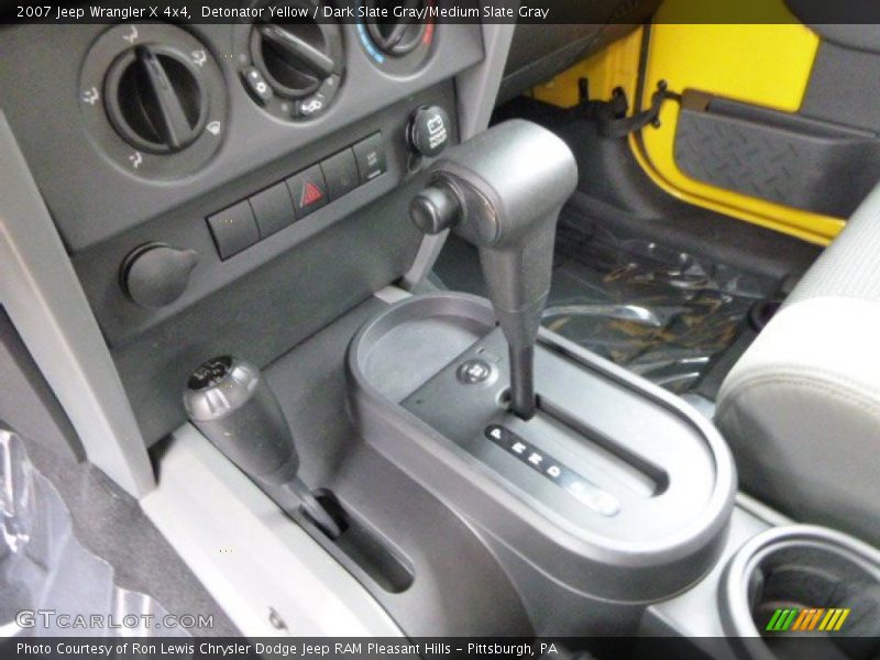 Detonator Yellow / Dark Slate Gray/Medium Slate Gray 2007 Jeep Wrangler X 4x4