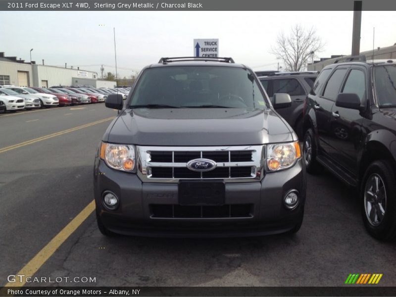 Sterling Grey Metallic / Charcoal Black 2011 Ford Escape XLT 4WD