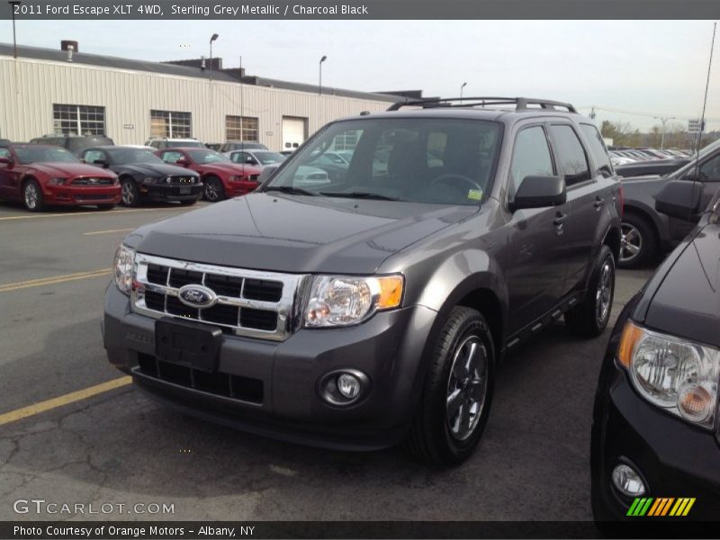 Sterling Grey Metallic / Charcoal Black 2011 Ford Escape XLT 4WD