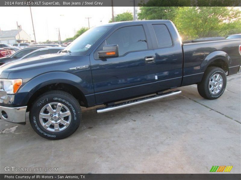 Blue Jeans / Steel Grey 2014 Ford F150 XLT SuperCab