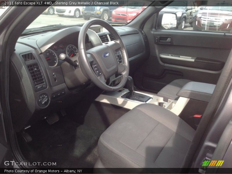 Sterling Grey Metallic / Charcoal Black 2011 Ford Escape XLT 4WD