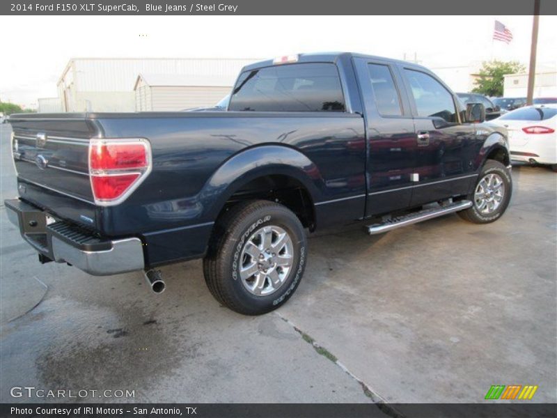 Blue Jeans / Steel Grey 2014 Ford F150 XLT SuperCab