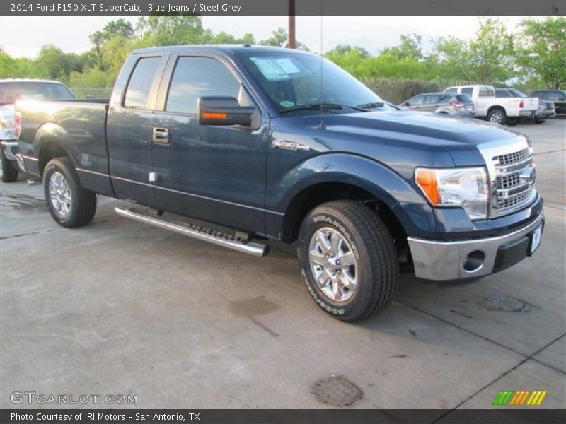 Blue Jeans / Steel Grey 2014 Ford F150 XLT SuperCab