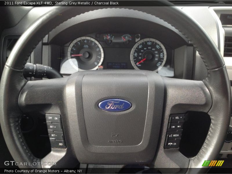 Sterling Grey Metallic / Charcoal Black 2011 Ford Escape XLT 4WD