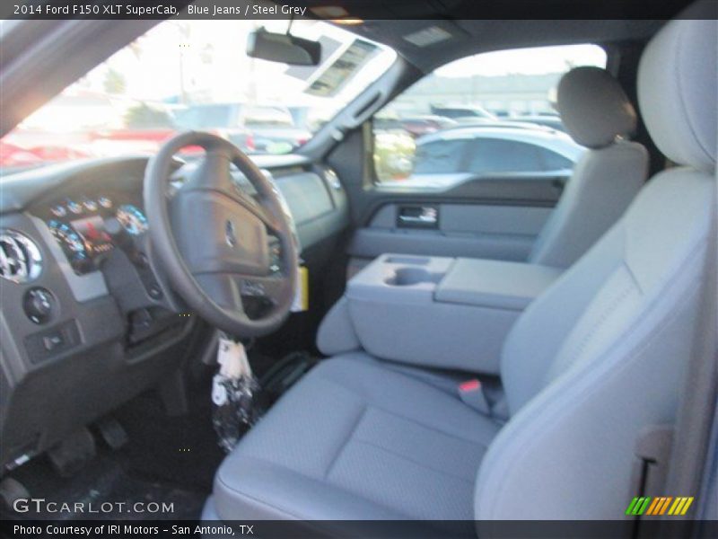 Blue Jeans / Steel Grey 2014 Ford F150 XLT SuperCab
