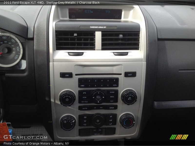 Sterling Grey Metallic / Charcoal Black 2011 Ford Escape XLT 4WD
