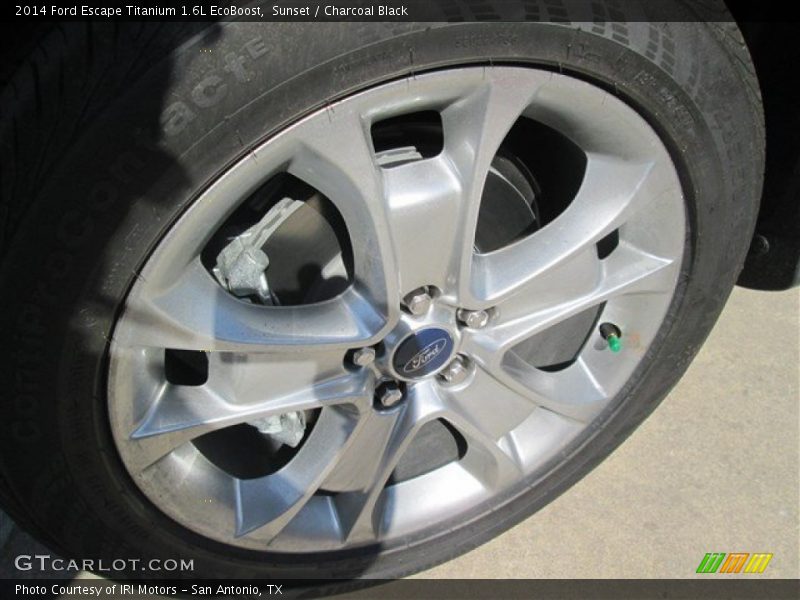 Sunset / Charcoal Black 2014 Ford Escape Titanium 1.6L EcoBoost