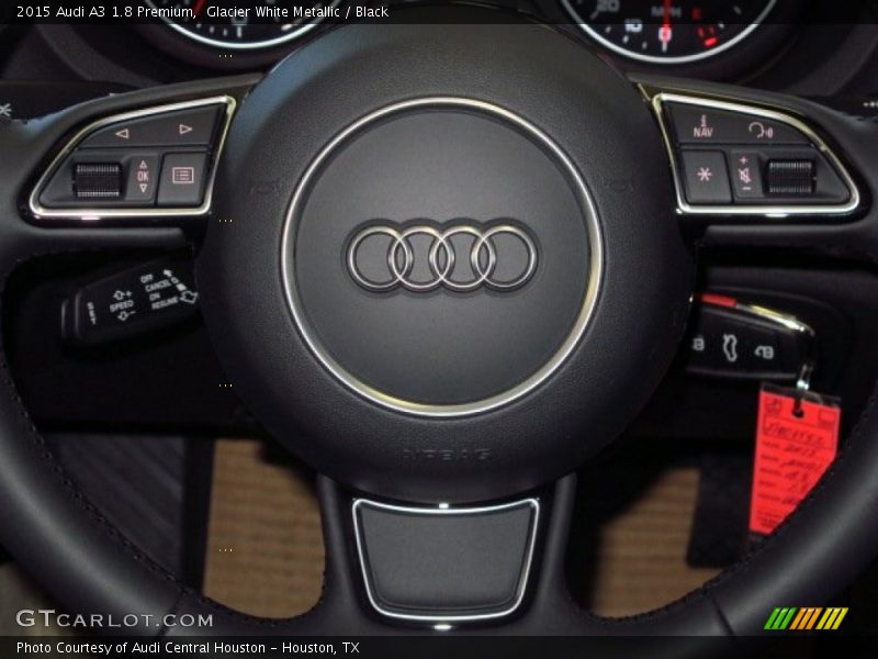 Glacier White Metallic / Black 2015 Audi A3 1.8 Premium