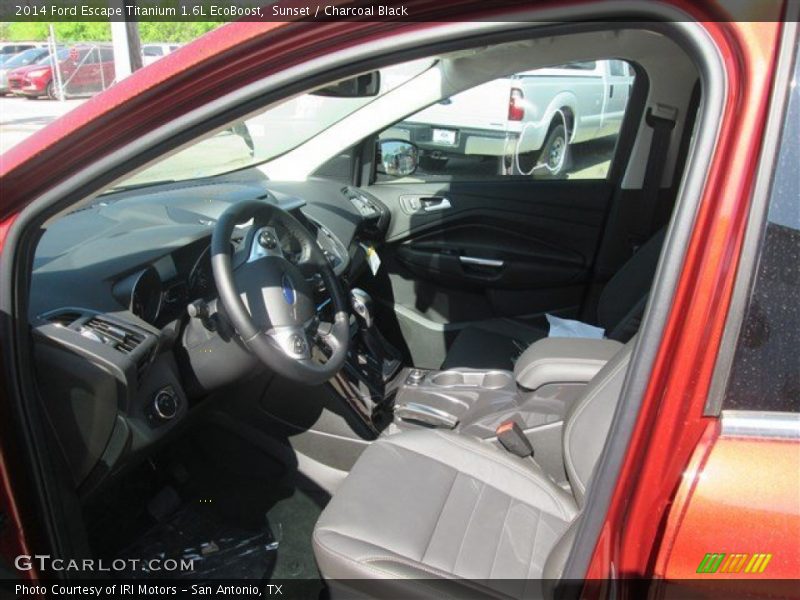 Sunset / Charcoal Black 2014 Ford Escape Titanium 1.6L EcoBoost