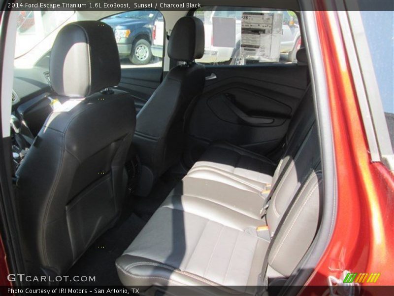 Sunset / Charcoal Black 2014 Ford Escape Titanium 1.6L EcoBoost