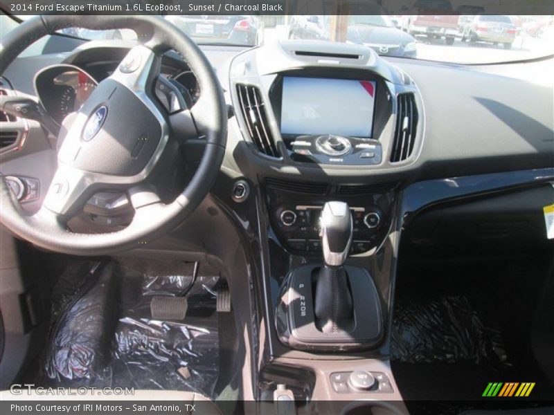 Sunset / Charcoal Black 2014 Ford Escape Titanium 1.6L EcoBoost