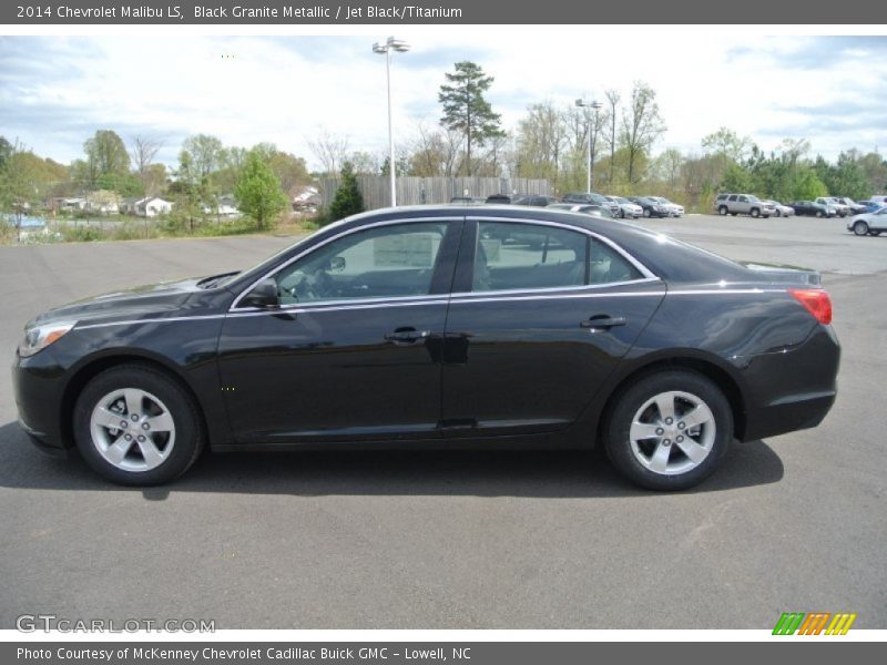 Black Granite Metallic / Jet Black/Titanium 2014 Chevrolet Malibu LS
