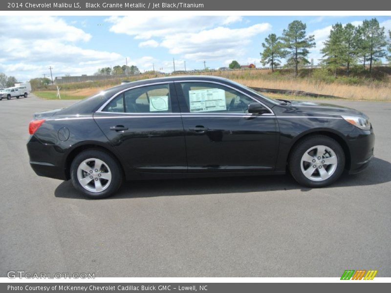 Black Granite Metallic / Jet Black/Titanium 2014 Chevrolet Malibu LS