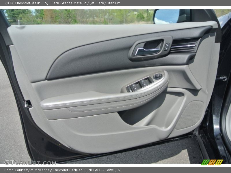 Black Granite Metallic / Jet Black/Titanium 2014 Chevrolet Malibu LS
