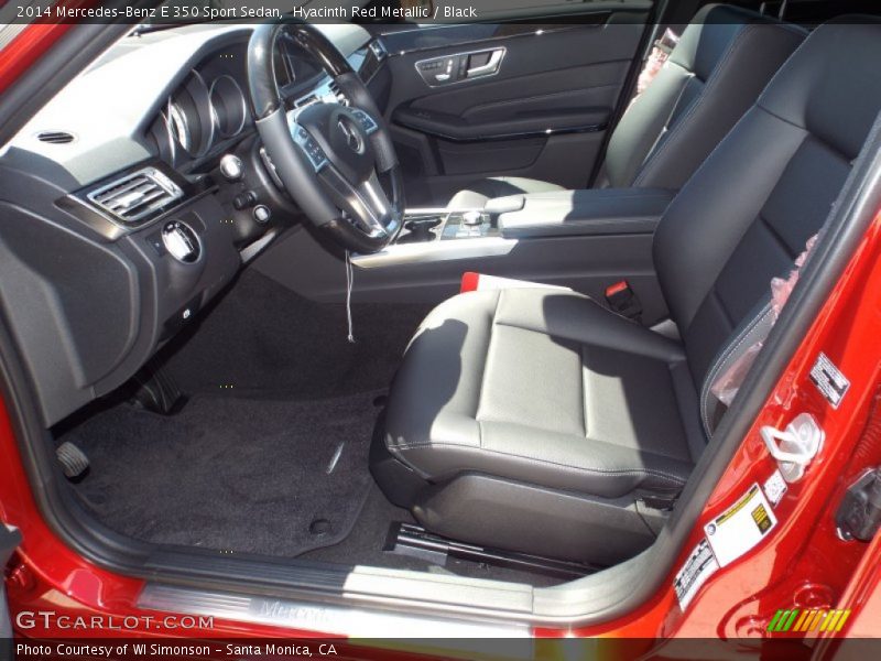 Hyacinth Red Metallic / Black 2014 Mercedes-Benz E 350 Sport Sedan